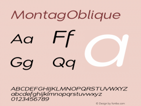 MontagOblique