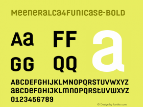 Meeneralca4FUnicase-Bold