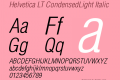 Helvetica LT CondensedLight