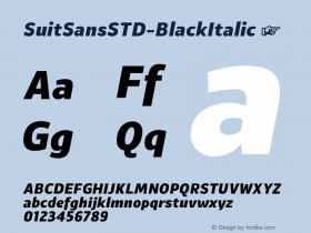 SuitSansSTD-BlackItalic