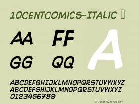 10CentComics-Italic