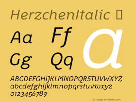 HerzchenItalic