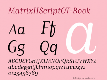 MatrixIIScriptOT-Book