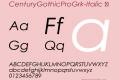 CenturyGothicProGrk-Italic