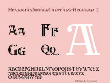 HenricianSmallCapitals-Regular