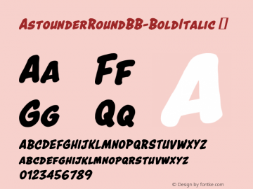 AstounderRoundBB-BoldItalic