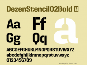 DezenStencil02Bold