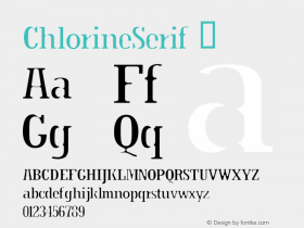 ChlorineSerif