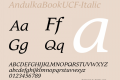 AndulkaBookUCF-Italic