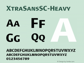 XtraSansSC-Heavy