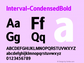 Interval-CondensedBold