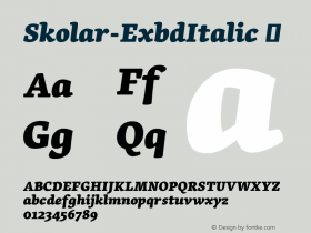Skolar-ExbdItalic