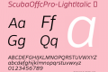 ScubaOffcPro-LightItalic