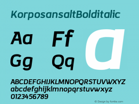 KorposansaltBolditalic