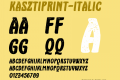 KASZTIPRINT-Italic