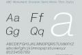 ABC Monument Grotesk Semi-Mono