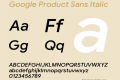 Google Product Sans