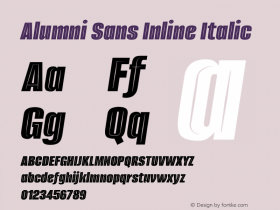 Alumni Sans Inline