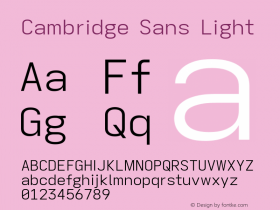 Cambridge Sans