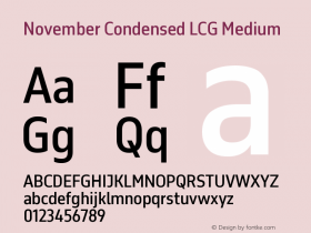 November Condensed LCG