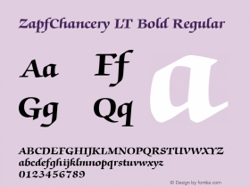 ZapfChancery LT Bold