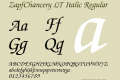 ZapfChancery LT Italic