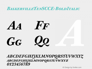 BaskervilleTenSCCE-BoldItalic