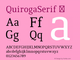 QuirogaSerif