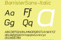 BarristerSans-Italic