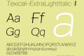 Texicali-ExtraLightItalic