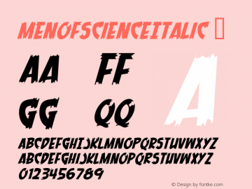 MenofScienceItalic