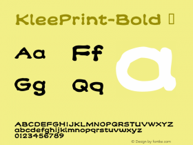 KleePrint-Bold