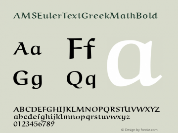 AMSEulerTextGreekMath-Bold