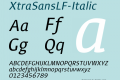 XtraSansLF-Italic