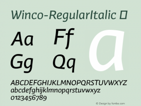 Winco-RegularItalic