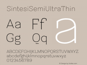 SintesiSemiUltraThin