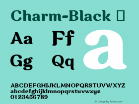 Charm-Black