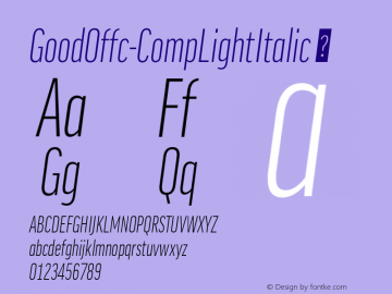 GoodOffc-CompLightItalic
