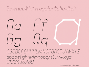 ScienceWhiteregularitalic-Itali