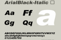 ArialBlack-Italic