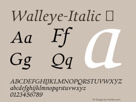 Walleye-Italic