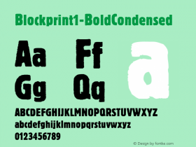 Blockprint1-BoldCondensed