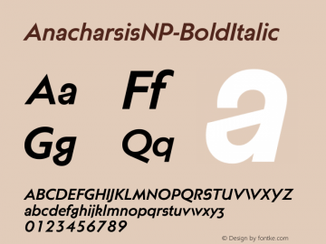 AnacharsisNP-BoldItalic