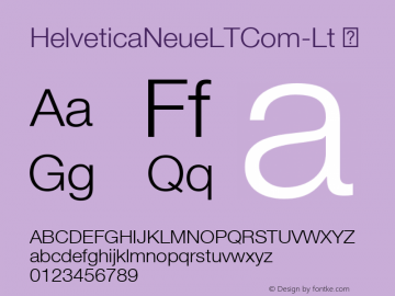 HelveticaNeueLTCom-Lt