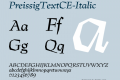 PreissigTextCE-Italic