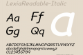 LexiaReadable-Italic