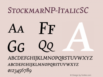StockmarNP-ItalicSC