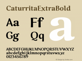 CaturritaExtraBold