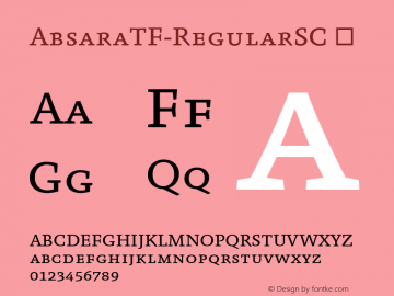 AbsaraTF-RegularSC