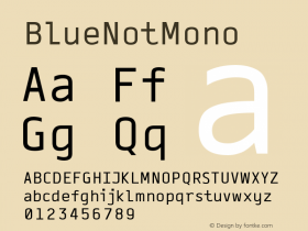 BlueNotMono